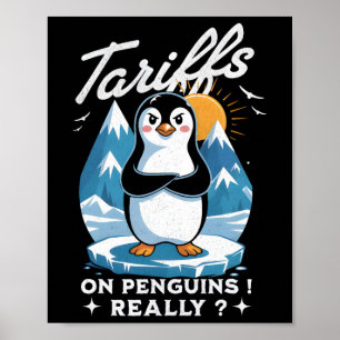 Poster Parem Com As Tarifas Anti-Trump Fafo Resiste Pingu