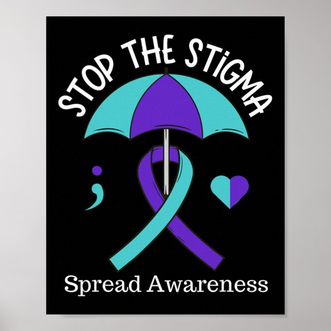 Poster Parem Com Que O Estigma Propague A Consciência Do  (Frente)