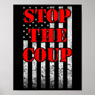 Poster Parem O Golpe Nos Estados Unidos E Salvem A Democr