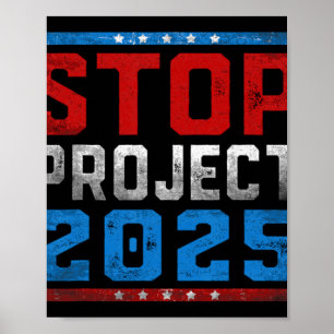 Poster Parem O Projeto 2025 Para As Eleições Presidenciai