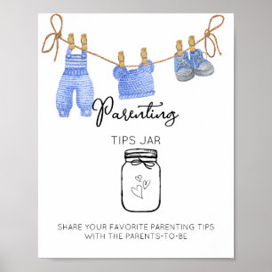Poster Parentalidades minimalistas modernas, Jar Chá de f