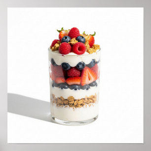 Poster Parfait de Fruta em camadas