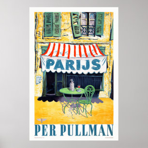 Poster Parijs por Pullman Viagens vintage