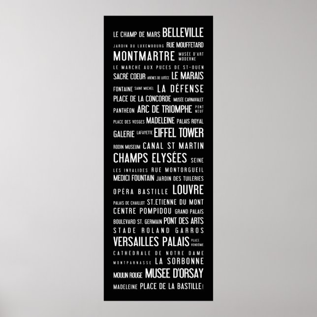 Poster Paris (Frente)