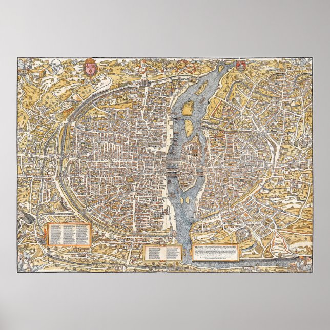 Póster Paris 1550 (Frente)