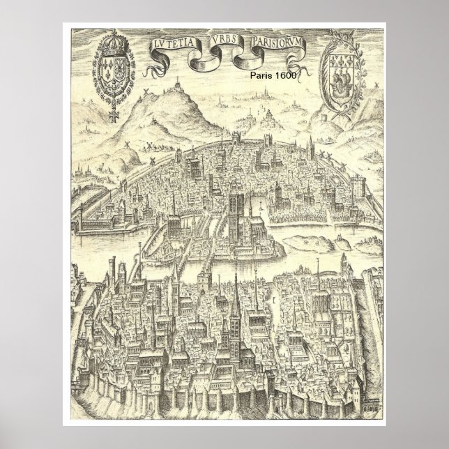 Poster Paris 1600 (Frente)