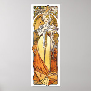 Poster Paris 1900, Alphonse Mucha