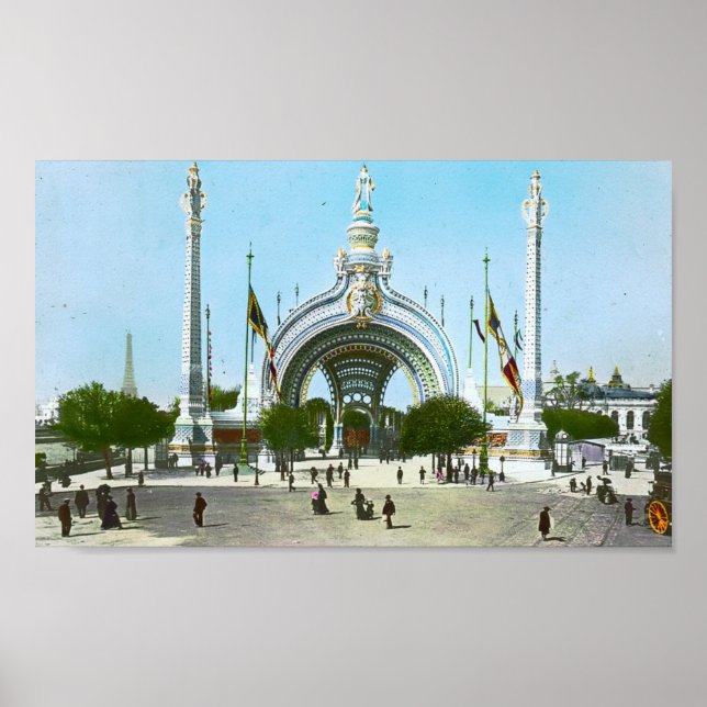 Poster Paris 1900 - Exposição Universelle Weltausstellung (Frente)