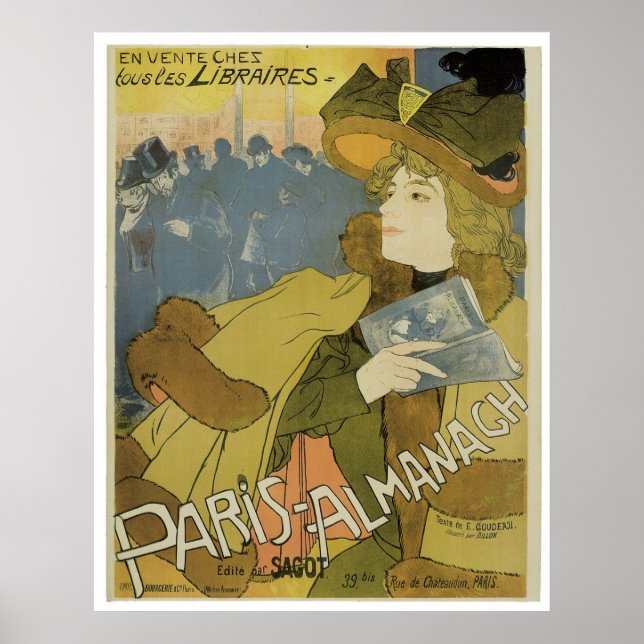 Póster Paris - Almanach (Frente)