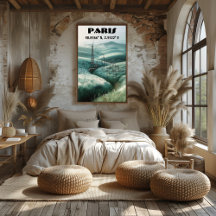 París: Arte de línea con Coordenadas.