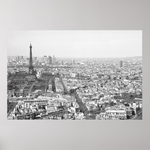 Poster Paris de cima de VI