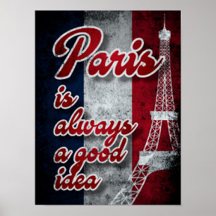 Poster Paris É Sempre Uma Boa Ideia