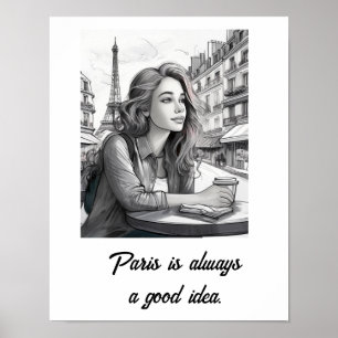 Poster Paris é sempre uma boa ideia