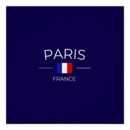 Póster paris en France