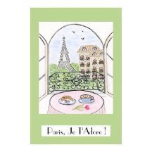 Paris Fantasioso Torre Eiffel PARIS JE T'ADORE