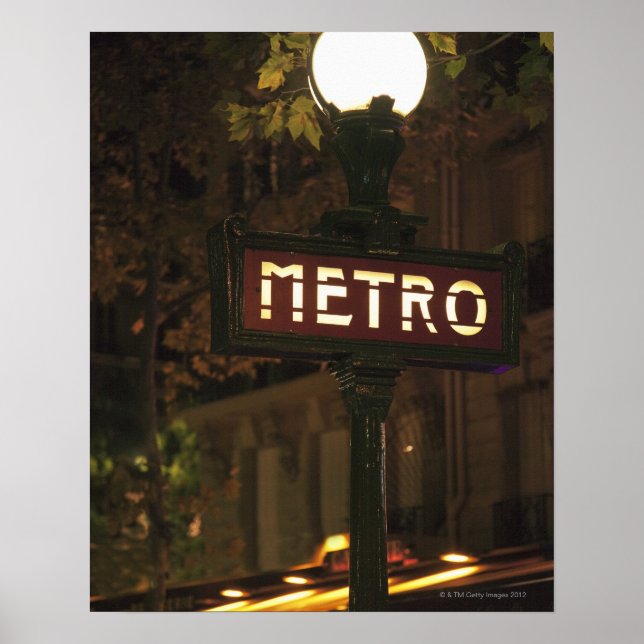 Póster Paris, França. (Frente)