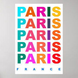 Poster Paris França