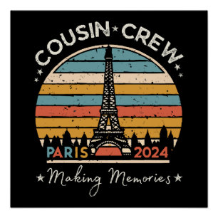 Póster Paris França Criando Memórias 2024