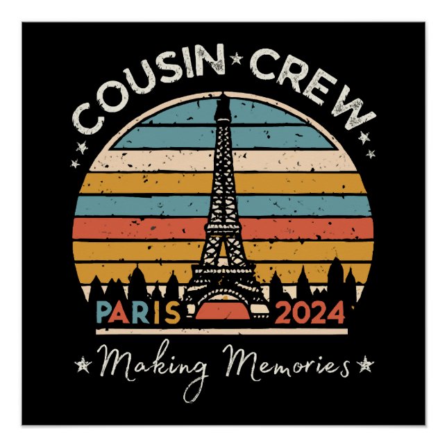 Póster Paris França Criando Memórias 2024 (Frente)