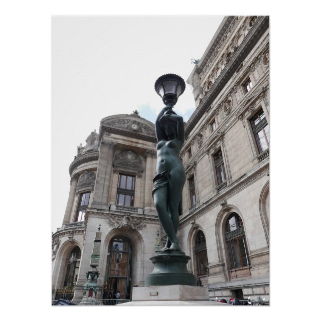 Póster Paris. França. Palais Garnier (Frente)