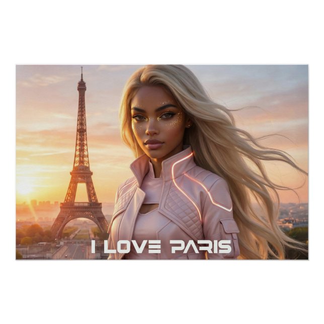 PÓSTER PARIS - FRANCE (Frente)