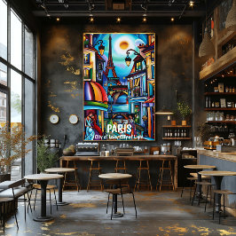 Póster París: La Ciudad del Amor y la Luz.