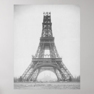 Poster Paris - La giro Eiffel - 1889