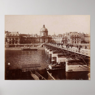 Poster Paris - Le Pont des Arts e l'Institut