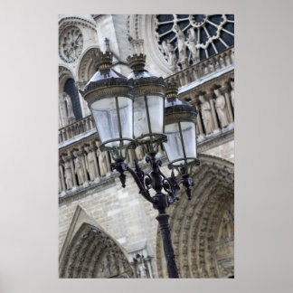 Póster paris - luz de rua