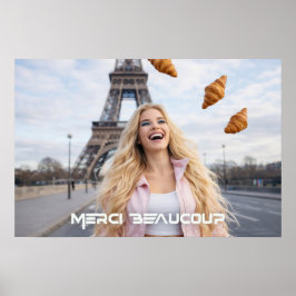 POSTER PARIS - MUITO OBRIGADO