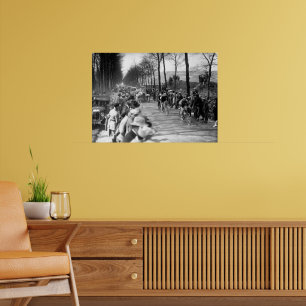 Poster Paris-Roubaix 1927 na Costa de Doullens