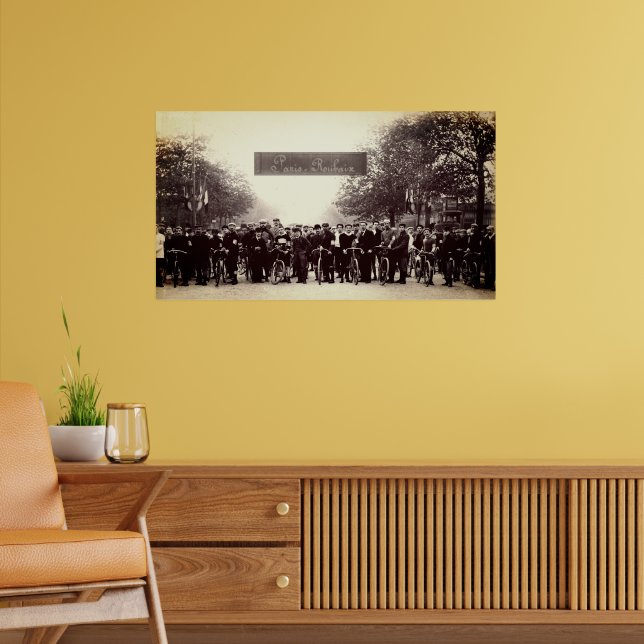 Poster Paris-Roubaix Antes do Início 19 de Abril de 1896 (Sala de Estar 2)