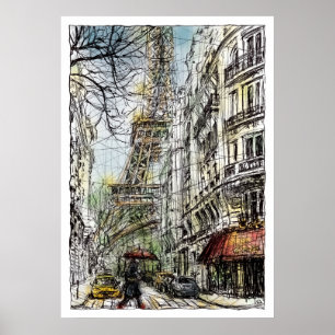 Póster Paris V