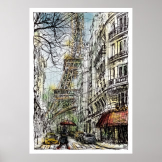Póster Paris V