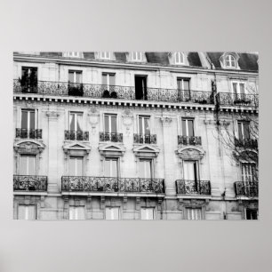 Poster parisiense da construção