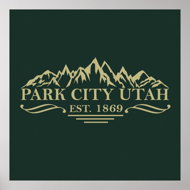 Poster Park City Utah (Frente)