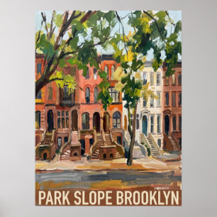 Poster Park Slope Brooklyn Nova York