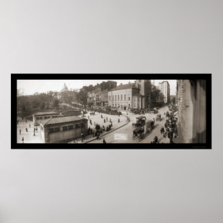 Poster Park Street Station Boston Photo 1903