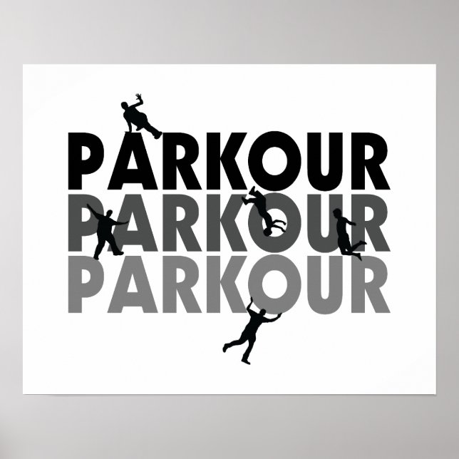 Póster Parkour Free Running (Frente)