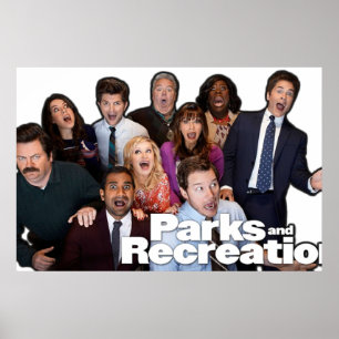 Poster Parks e Rec Group Shot