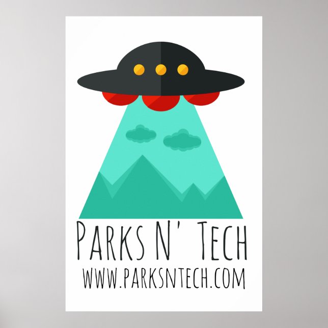 Poster Parks N' Tech UFO 2 (Frente)