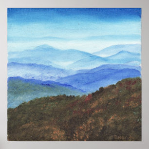Poster Parkway azul de Ridge