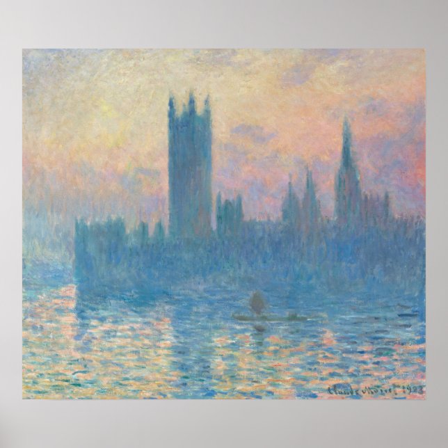 Poster Parlamento - Claude Monet Fine Art (Frente)