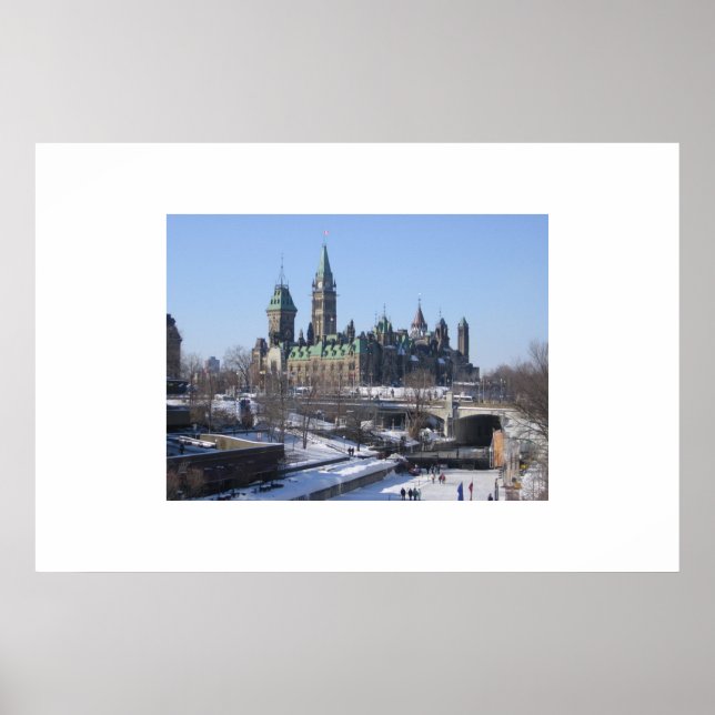 Poster Parlamento Ottawa (Frente)