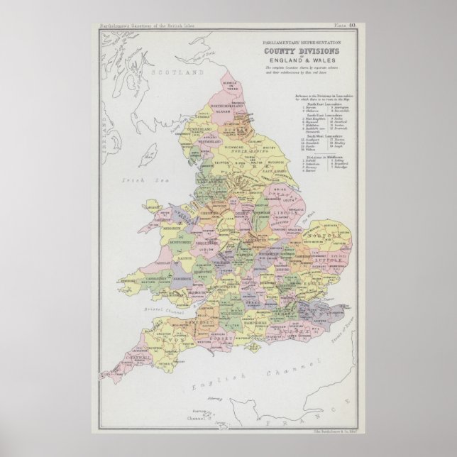 Poster Parliamentary Representation | England & Wales (Frente)