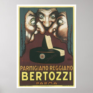 Poster Parmagiana Reggiano Bertozzi