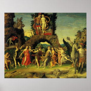 Póster Parnasso, Marte e Vênus por Andrea Mantegna