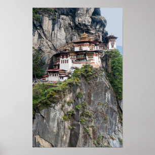 Poster Paro Taktsang: O monastério do ninho do tigre -