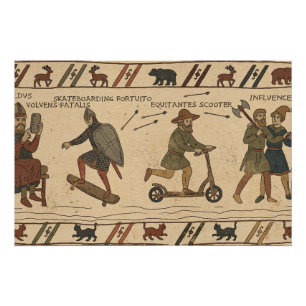 Póster Paródia da Tapeçaria de Bayeux