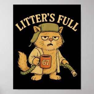 Poster Paródia de Gato Completa da Ninhada Divertida 67 S